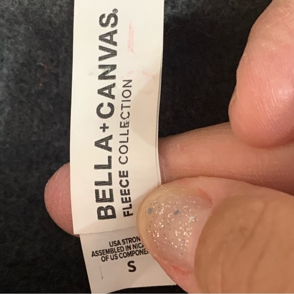 Bella Canvas Fleece Collection UC Berkeley Falcons Graphic Crop Sweatshirt - Picture 11 of 12